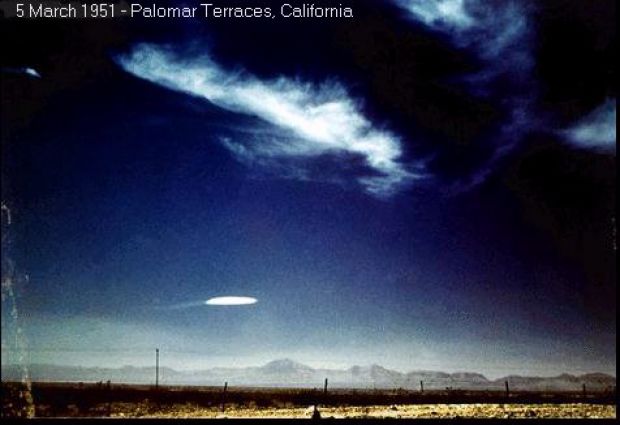UFO, Kalifornia, 5 marzec 1951