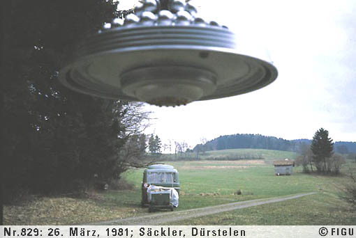 UFO, zdjęcie wykonane przez szwajcara Edouarda Meiera