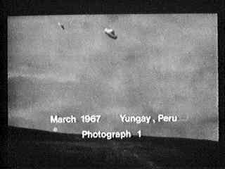 UFO, Yungay, Peru, marzec 1967